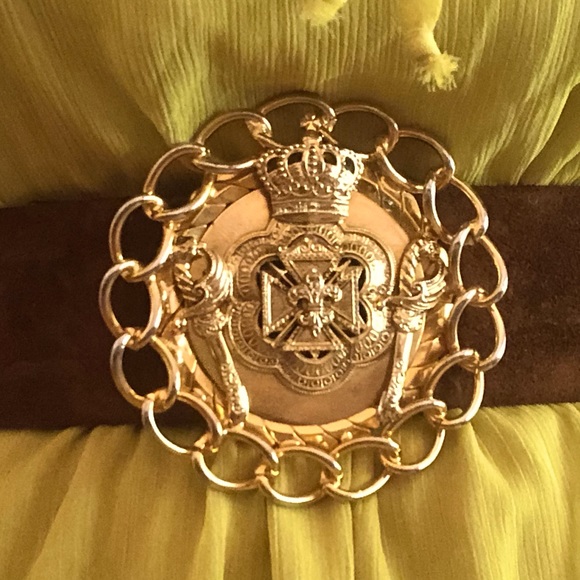 Vintage Dior Suede Belt - Picture 3 of 7